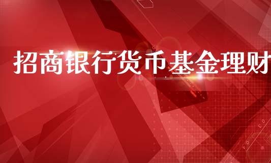 招商银行货币基金理财_https://www.kuaijiepai.net_期货理财_第1张