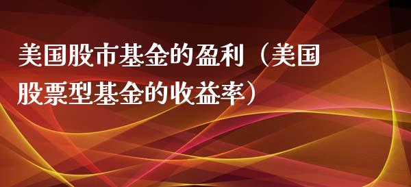 美国股市基金的盈利（美国股票型基金的收益率）_https://www.kuaijiepai.net_期货理财_第1张