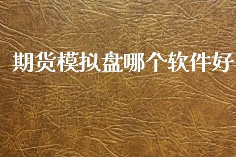 期货模拟盘哪个软件好_https://www.kuaijiepai.net_期货在线_第1张