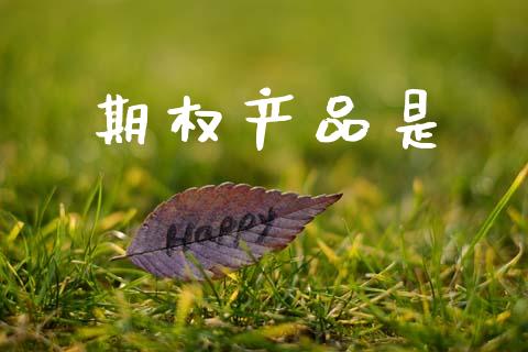 期权产品是_https://www.kuaijiepai.net_国际期货_第1张