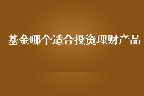 基金哪个适合投资理财产品_https://www.kuaijiepai.net_投资理财_第1张