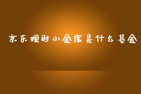 京东理财小金库是什么基金_https://www.kuaijiepai.net_期货理财_第1张
