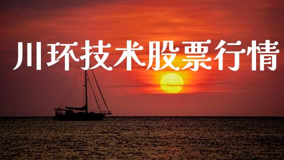 川环技术股票行情_https://www.kuaijiepai.net_新股新闻_第1张