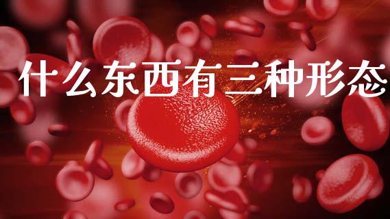 什么东西有三种形态_https://www.kuaijiepai.net_期货资讯_第1张