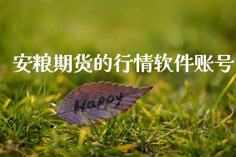 安粮期货的行情软件账号_https://www.kuaijiepai.net_国际期货_第1张