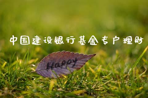 中国建设银行基金专户理财_https://www.kuaijiepai.net_投资理财_第1张