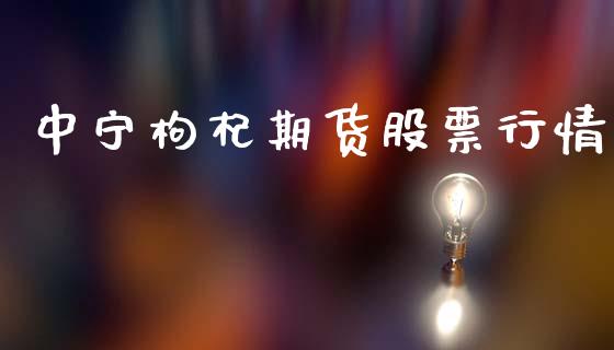 中宁枸杞期货股票行情_https://www.kuaijiepai.net_股票理论_第1张
