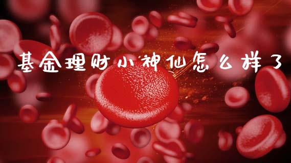 基金理财小神仙怎么样了_https://www.kuaijiepai.net_期货理财_第1张