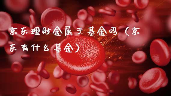 京东理财金属于基金吗（京东有什么基金）_https://www.kuaijiepai.net_投资理财_第1张