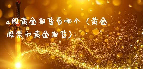 a股黄金期货看哪个（黄金股票和黄金期货）_https://www.kuaijiepai.net_期货资讯_第1张