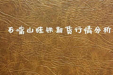 石嘴山硅铁期货行情分析_https://www.kuaijiepai.net_期货资讯_第1张