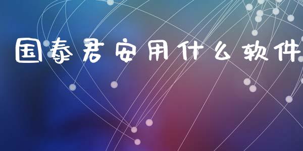 国泰君安用什么软件_https://www.kuaijiepai.net_投资理财_第1张