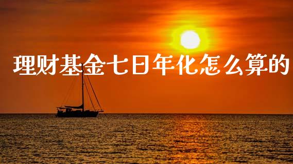 理财基金七日年化怎么算的_https://www.kuaijiepai.net_投资理财_第1张