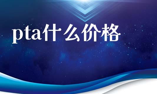 pta什么价格_https://www.kuaijiepai.net_期货资讯_第1张