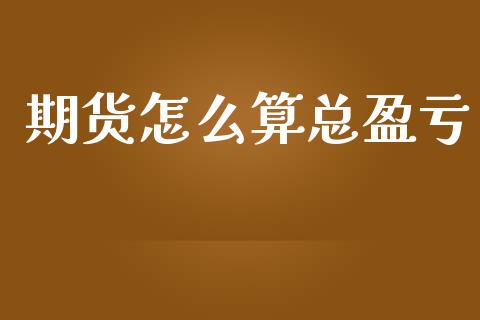 期货怎么算总盈亏_https://www.kuaijiepai.net_国际期货_第1张