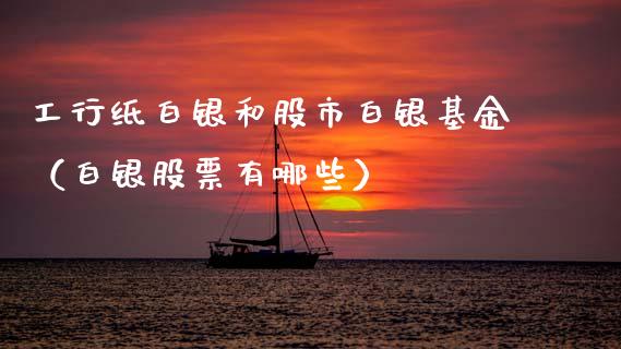 工行纸白银和股市白银基金（白银股票有哪些）_https://www.kuaijiepai.net_投资理财_第1张