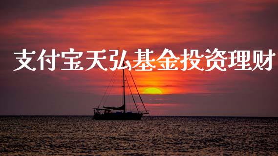 支付宝天弘基金投资理财_https://www.kuaijiepai.net_投资理财_第1张