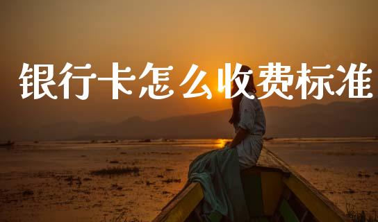 银行卡怎么收费标准_https://www.kuaijiepai.net_国际期货_第1张