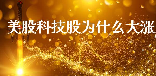 美股科技股为什么大涨_https://www.kuaijiepai.net_期货理财_第1张