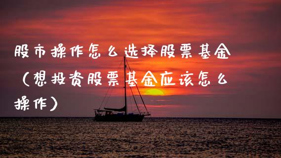 股市操作怎么选择股票基金（想投资股票基金应该怎么操作）_https://www.kuaijiepai.net_期货理财_第1张