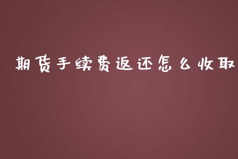 期货手续费返还怎么收取_https://www.kuaijiepai.net_期货资讯_第1张