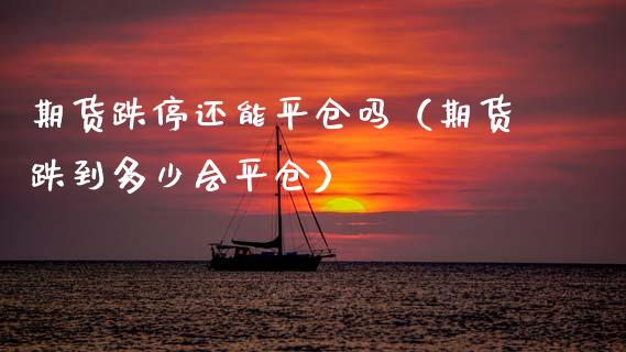 期货跌停还能平仓吗（期货跌到多少会平仓）_https://www.kuaijiepai.net_期货资讯_第1张