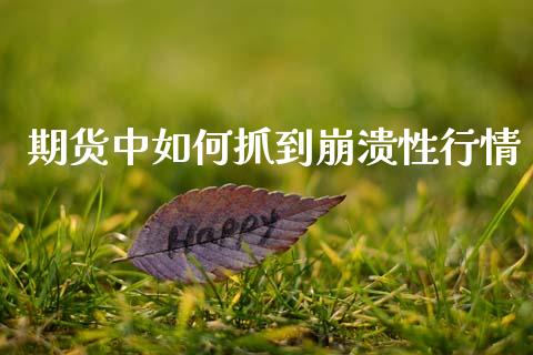 期货中如何抓到崩溃性行情_https://www.kuaijiepai.net_国际期货_第1张