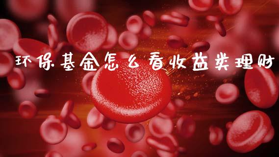 环保基金怎么看收益类理财_https://www.kuaijiepai.net_投资理财_第1张
