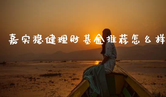 嘉实稳健理财基金推荐怎么样_https://www.kuaijiepai.net_期货理财_第1张