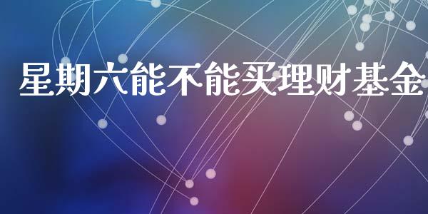 星期六能不能买理财基金_https://www.kuaijiepai.net_期货理财_第1张