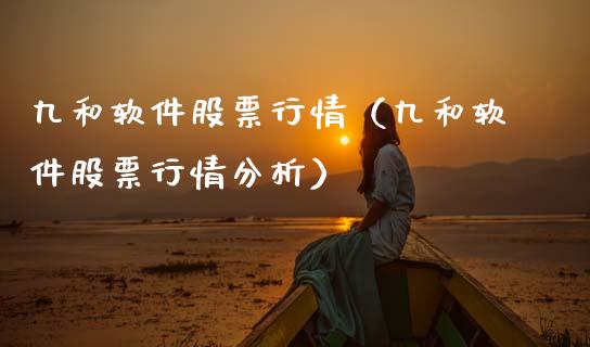 九和软件股票行情（九和软件股票行情分析）_https://www.kuaijiepai.net_股票理论_第1张
