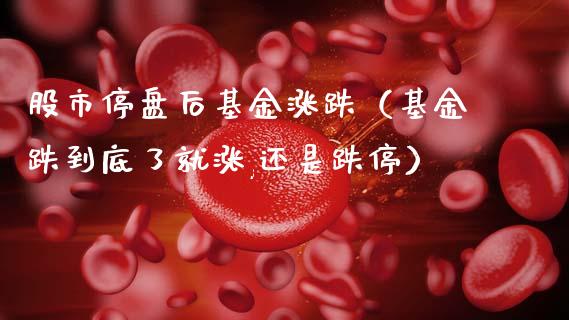 股市停盘后基金涨跌（基金跌到底了就涨,还是跌停）_https://www.kuaijiepai.net_投资理财_第1张