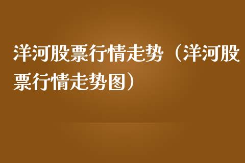 洋河股票行情走势（洋河股票行情走势图）_https://www.kuaijiepai.net_国际股建_第1张