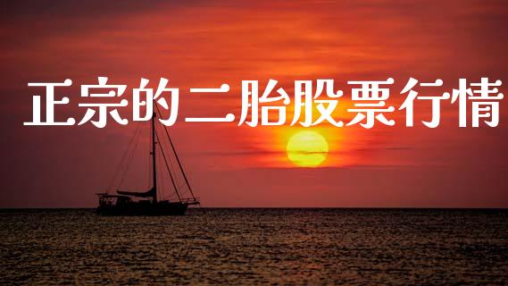 正宗的二胎股票行情_https://www.kuaijiepai.net_股票理论_第1张