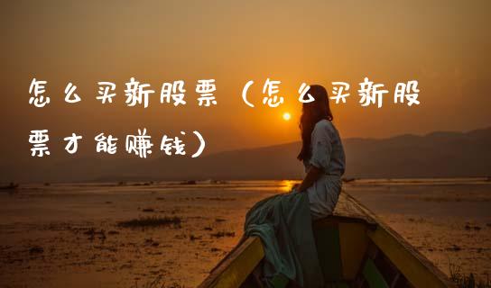 怎么买新股票（怎么买新股票才能赚钱）_https://www.kuaijiepai.net_国际股建_第1张