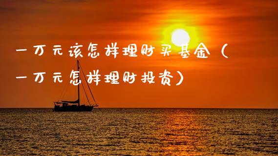 一万元该怎样理财买基金（一万元怎样理财投资）_https://www.kuaijiepai.net_投资理财_第1张