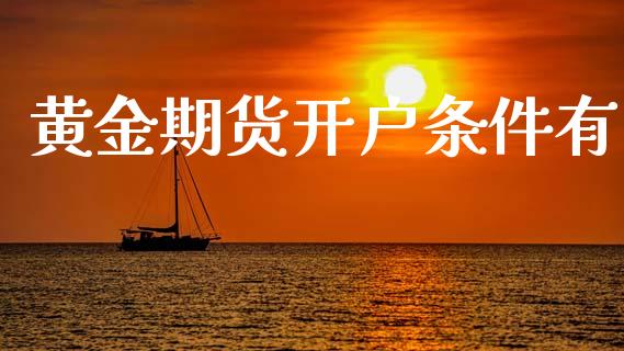 黄金期货开户条件有_https://www.kuaijiepai.net_国际期货_第1张