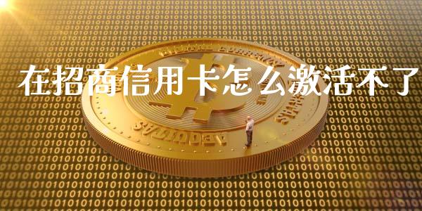 在招商信用卡怎么激活不了_https://www.kuaijiepai.net_期货在线_第1张
