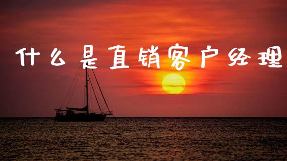 什么是直销客户经理_https://www.kuaijiepai.net_期货在线_第1张
