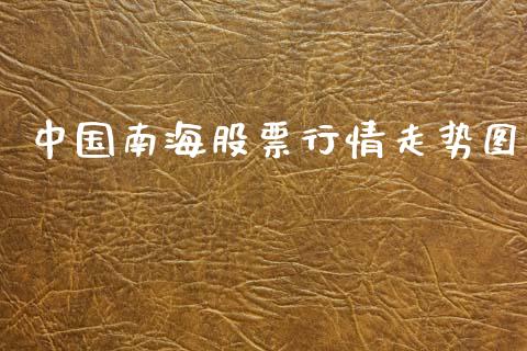中国南海股票行情走势图_https://www.kuaijiepai.net_新股新闻_第1张