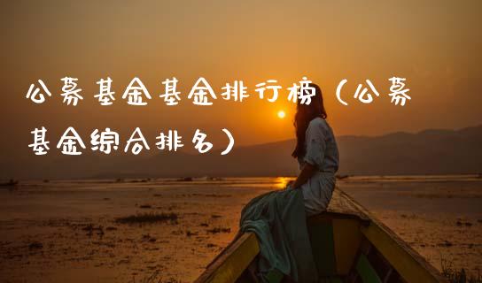 公募基金基金排行榜（公募基金综合排名）_https://www.kuaijiepai.net_期货理财_第1张