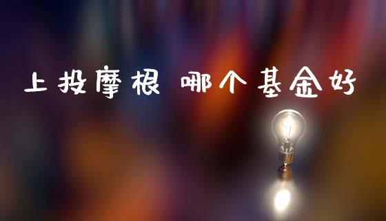 上投摩根 哪个基金好_https://www.kuaijiepai.net_期货理财_第1张