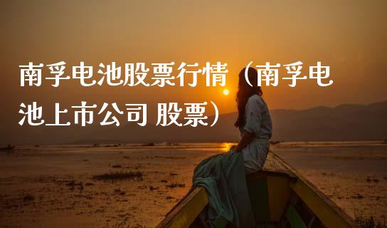 南孚电池股票行情（南孚电池上市公司 股票）_https://www.kuaijiepai.net_新股新闻_第1张