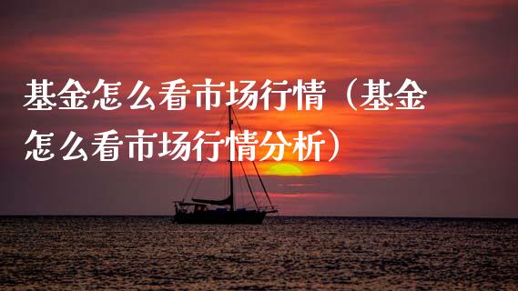 基金怎么看市场行情（基金怎么看市场行情分析）_https://www.kuaijiepai.net_投资理财_第1张