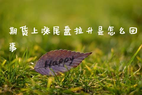 期货上涨尾盘拉升是怎么回事_https://www.kuaijiepai.net_国际股建_第1张