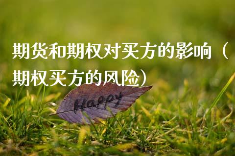 期货和期权对买方的影响（期权买方的风险）_https://www.kuaijiepai.net_期货资讯_第1张