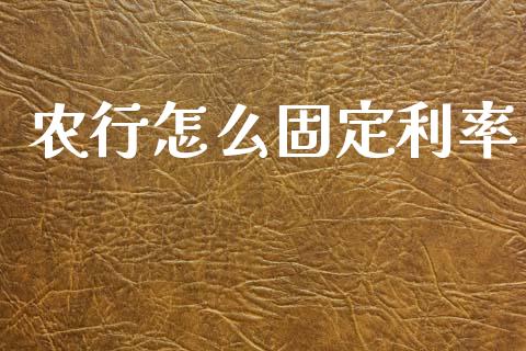 农行怎么固定利率_期货在线_第1张_快捷排财经网 农行怎么固定利率_https://www.kuaijiepai.net_期货在线_第1张
