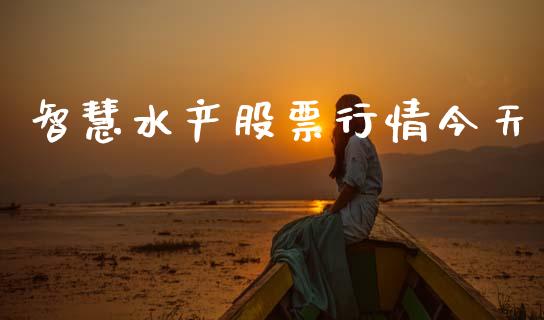 智慧水产股票行情今天_https://www.kuaijiepai.net_新股新闻_第1张