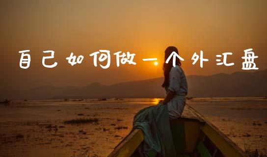 自己如何做一个外汇盘_https://www.kuaijiepai.net_国际期货_第1张