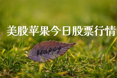美股苹果今日股票行情_https://www.kuaijiepai.net_股票理论_第1张